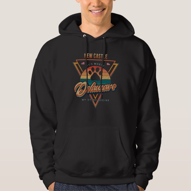 New Castle Delaware Hoodie (Front)