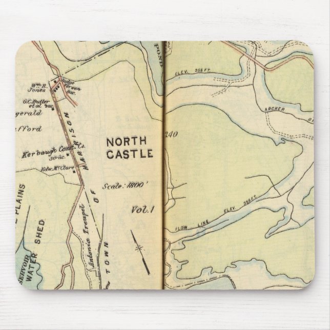 New Castle, New York 3 Mouse Pad (Front)