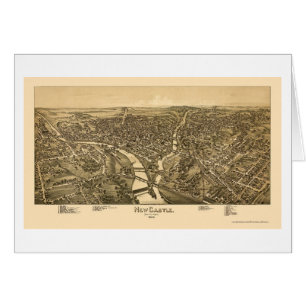 New Castle, PA Panoramic Map - 1896
