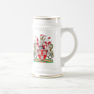 New Castle Upon Tyne Coat of Arms Beer Stein
