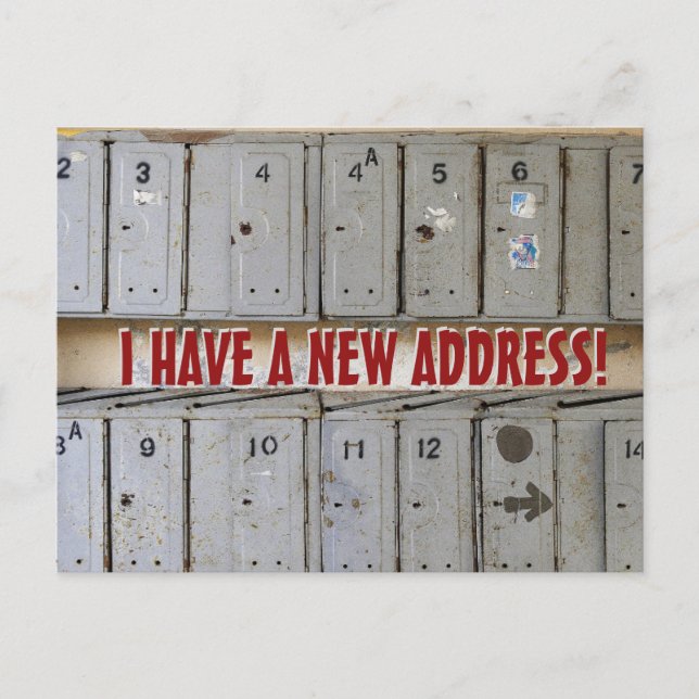 New Change Of Address Postcard (Front)