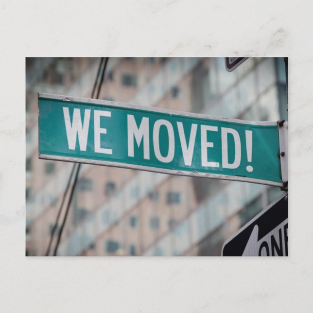 New Change Of Address Postcard (Front)