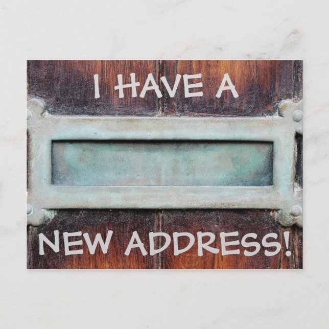 New Change Of Address Postcard (Front)