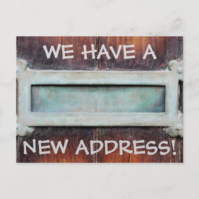 New Change Of Address Postcard (Front)
