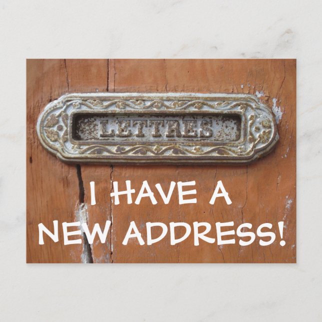 New Change Of Address Postcard (Front)