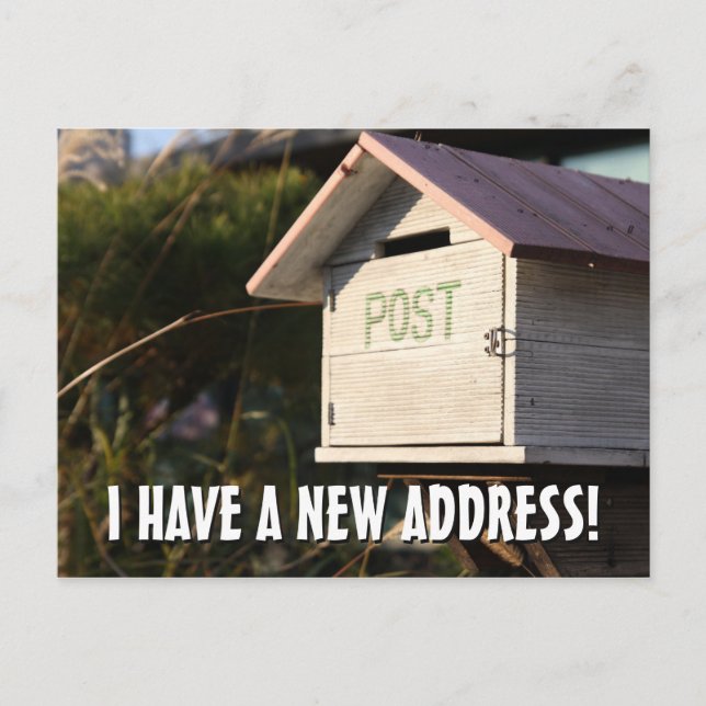 New Change Of Address Postcard (Front)