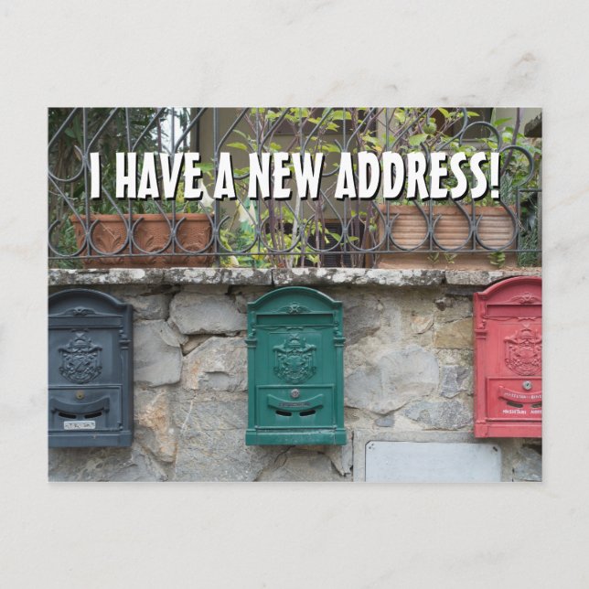 New Change Of Address Postcard (Front)