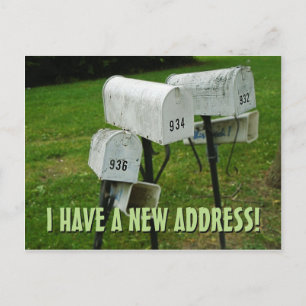New Change Of Address Postcard