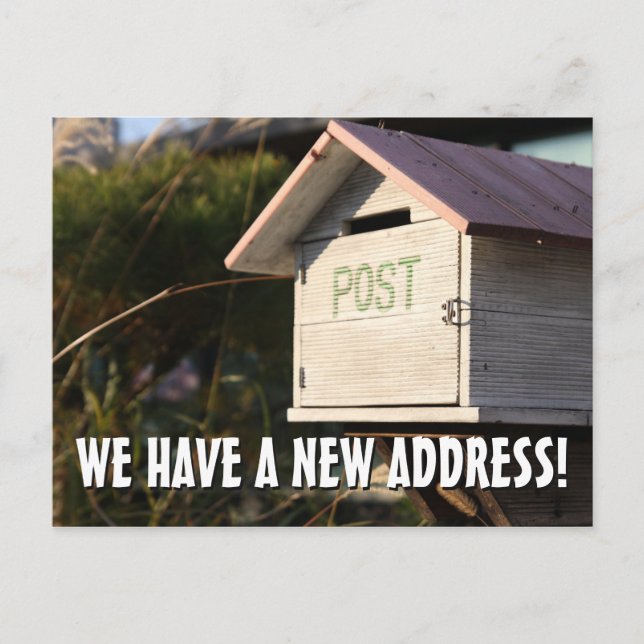 New Change Of Address Postcard (Front)