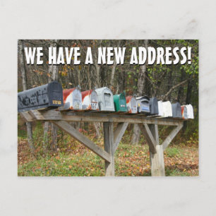 New Change Of Address Postcard