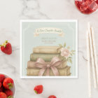 New Chapter Awaits Pink Bow Baby Shower