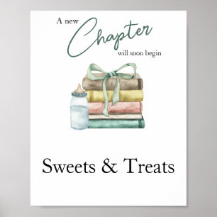 New Chapter Baby shower Sweets and treats  Poster