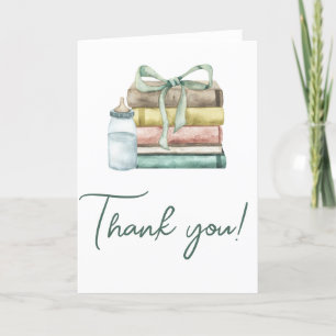New chapter Baby shower Thank you Card