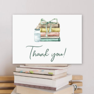 New chapter Baby shower Thank you Card