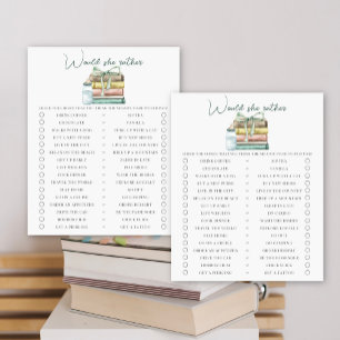 New Chapter Baby shower Would she rather