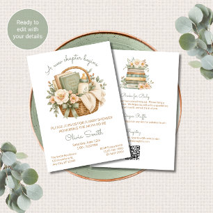 New Chapter Begins All in One Shower Invitation