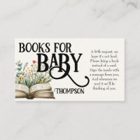New Chapter Begins Baby Shower Vintage Wildflower