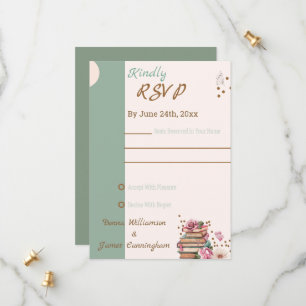  New Chapter Begins RSVP Card