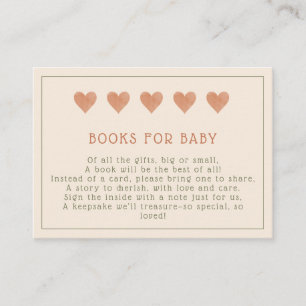 New Chapter Begins Storybook Baby Shower Enclosure Card