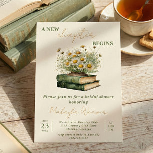 New Chapter Begins, Storybook Bridal Shower Invitation