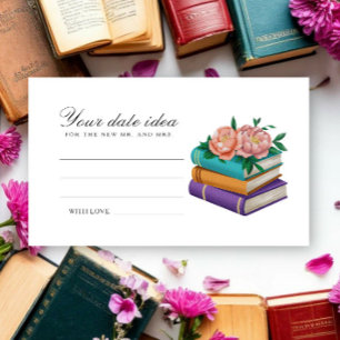 New Chapter Bridal shower Date night ideas Enclosure Card