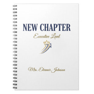 New Chapter Executive Level Personalized Notebook