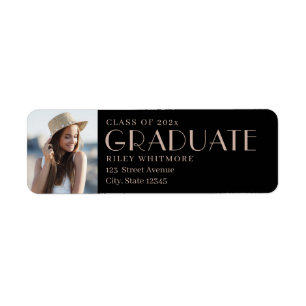 New Chapter Graduation Return Address Label