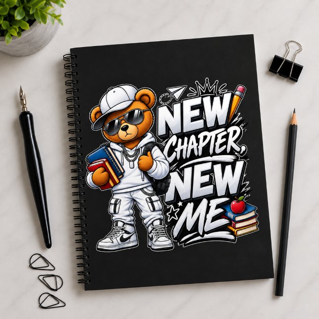 new chapter new me for backing to school notebook (Creator Uploaded)