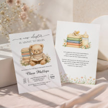 New Chapter Teddy Bear Storybook Baby Shower