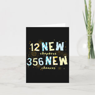 New Chapters 365 New Chances Happy New Year Family Card