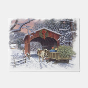 New Christmas Tree Doormat