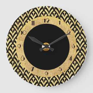 New Circular Art Deco Style Large Clock
