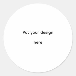 New Classic Round Sticker