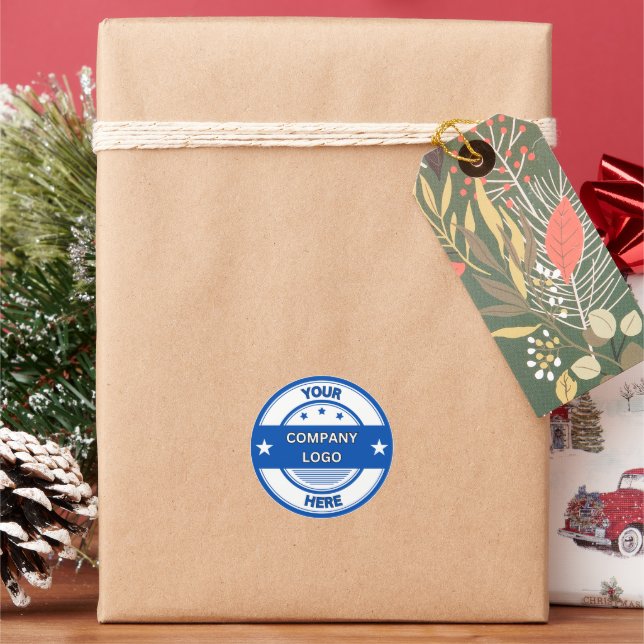 NEW! Classic Round Sticker - Custom (Holiday)