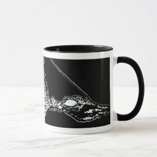 NEW!! "Cochlear Duct"  Block Print Mug