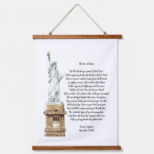 New Colossus Liberty Poem Hanging Tapestry