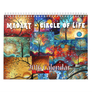 NEW Colourful MADART 2016 Circle of Life Calendar