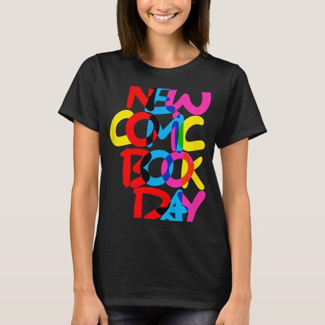 New Comic Book Day (overlap)  T-Shirt (Front)