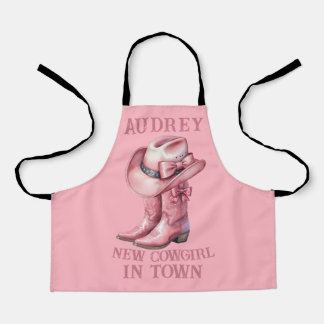 New Cowgirl In Town Apron