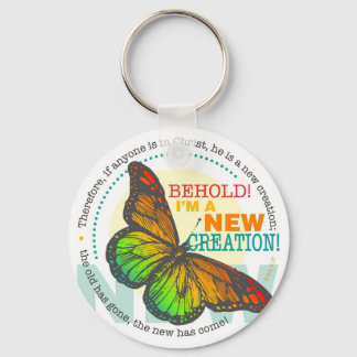 New Creation Butterfly Keychain