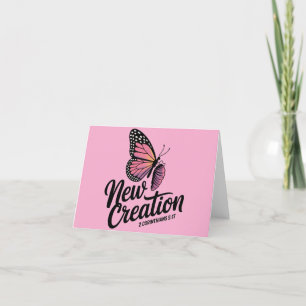New Creation Christian Thank You Card