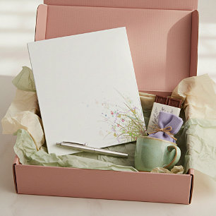 New Creation corner floral Notepad