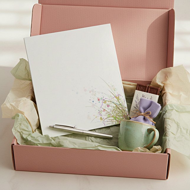 New Creation corner floral Notepad (Creator Uploaded)
