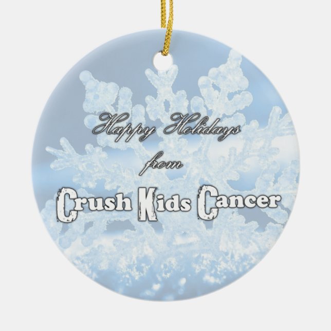 NEW Crush Kids' Cancer 2014 Ornament (Front)