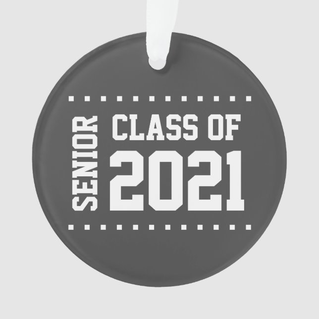 New Customizable Class of 2021 Ornament (Front)
