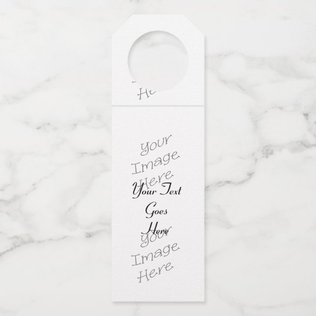 New Customizable Items Bottle Tag (Front)