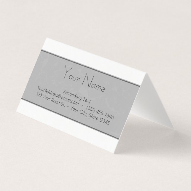 New Customizable Items Business Card (Front)