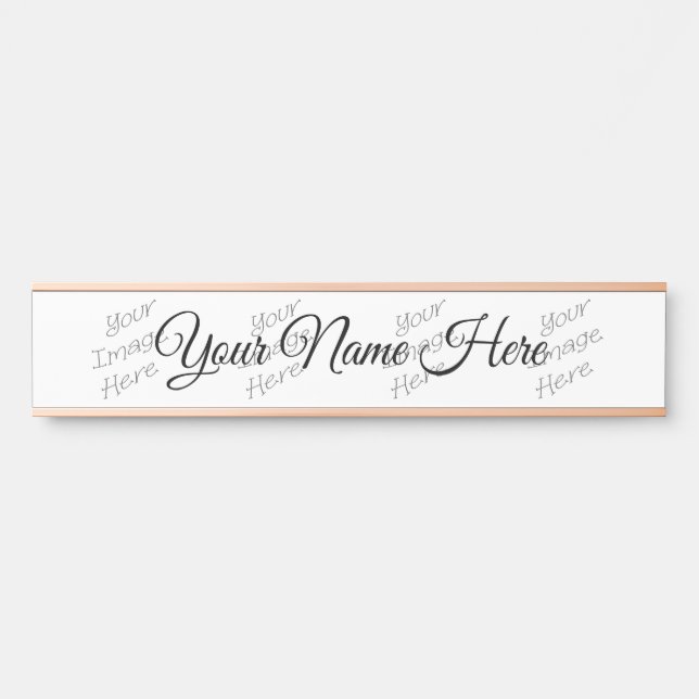 New Customizable Items Door Sign (Front)