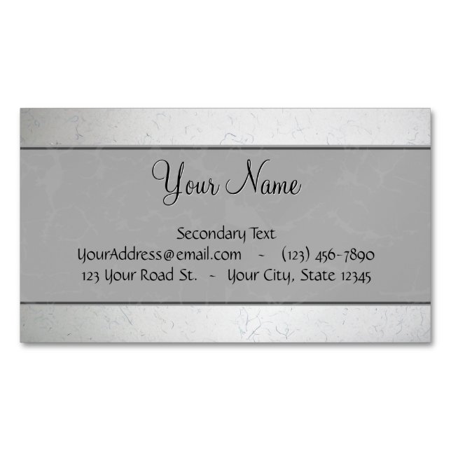 New Customizable Items Magnetic Business Card (Front)