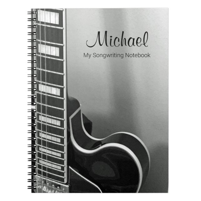 New Customizable My Songwriting Notebook (Front)